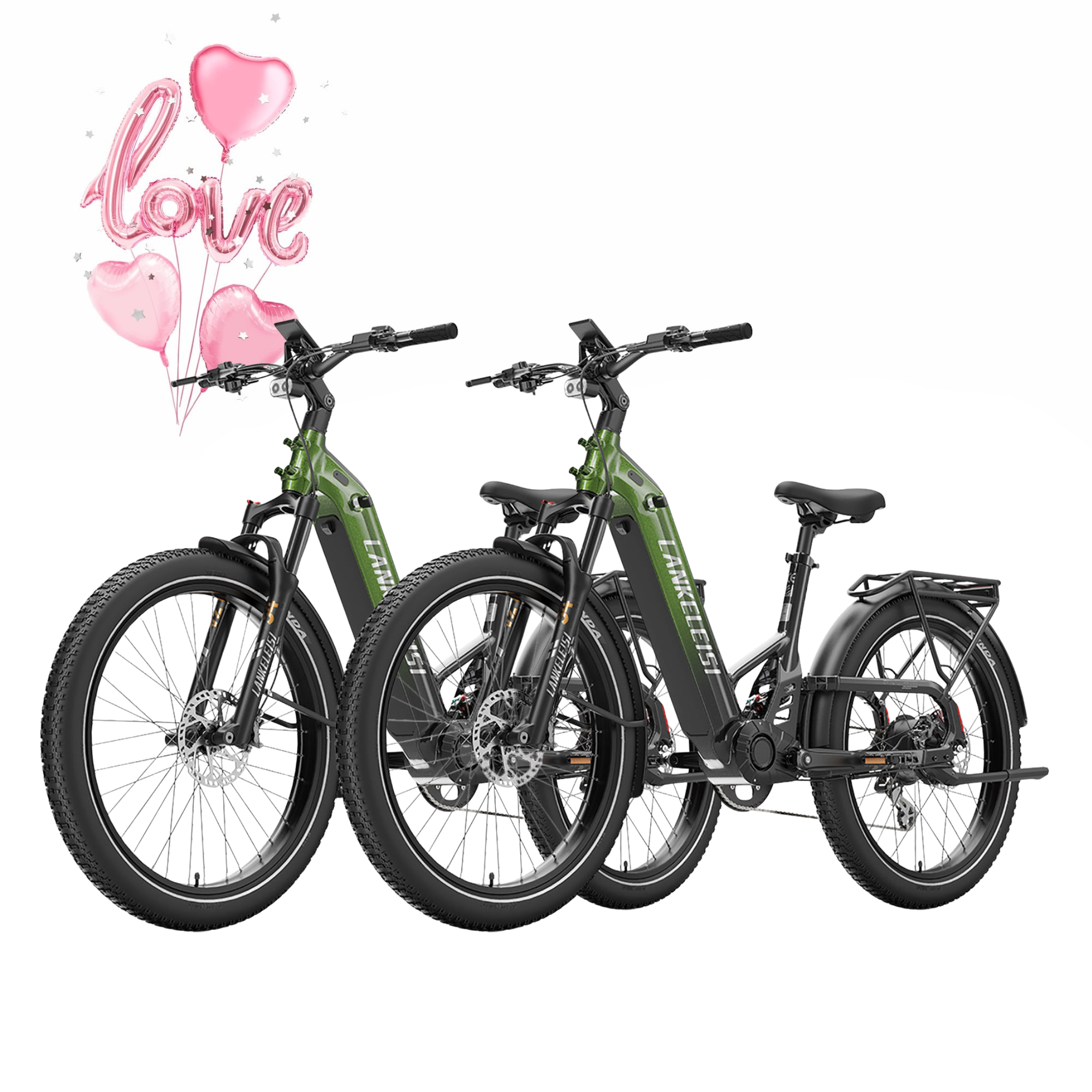 LANKELEISI KETT-8 urban electric bike with bundle, featuring sleek frame, handlebar display, and modern design for city commuting.