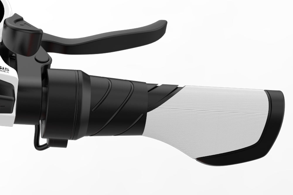 Lankeleisi electric bike handle cover with throttle grip, black rubber material, designed for Lankeleisi bikes.